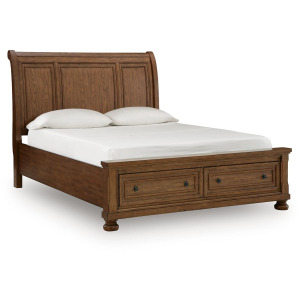Zackaryn Queen Sleigh Storage Bed