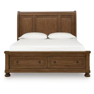 Zackaryn Queen Sleigh Storage Bed