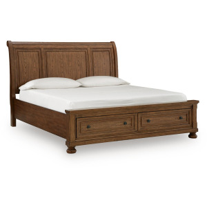 Zackaryn King Sleigh Storage Bed