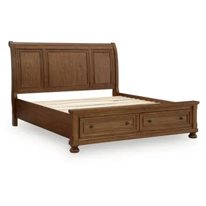 Zackaryn King Sleigh Storage Bed