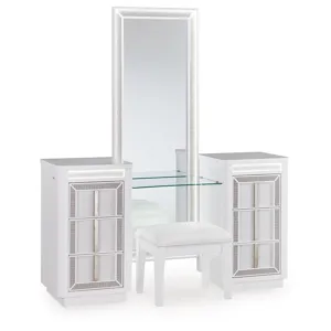 Chalanna Vanity, Mirror and Stool