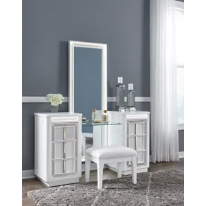 Chalanna Vanity, Mirror and Stool