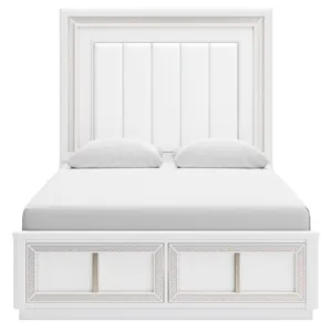 Chalanna Queen Panel Storage Bed and Nightstand