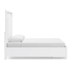 Chalanna Queen Panel Storage Bed and Nightstand