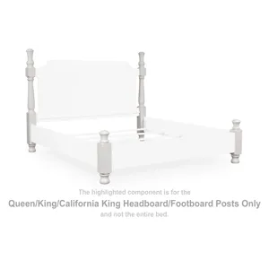 Chadworth Queen/King/California King Headboard/Footboard Posts