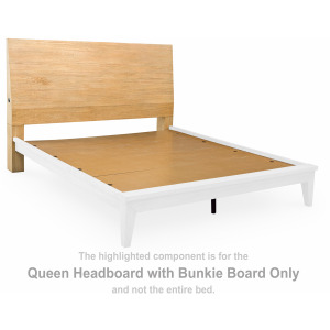 Sherbana Queen Headboard with Bunkie Board