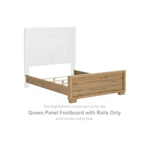 Galliden Queen Panel Footboard with Rails