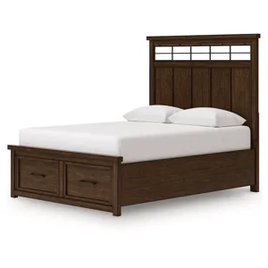Taffenbrook Queen Panel Storage Bed, Dresser and Mirror