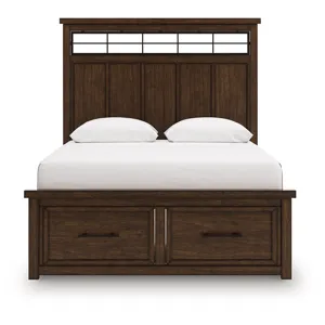 Taffenbrook Queen Panel Storage Bed, Dresser and Mirror