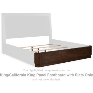 Kendamor King/California King Panel Footboard with Slats