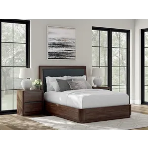 Dilenno Queen Upholstered Panel Bed