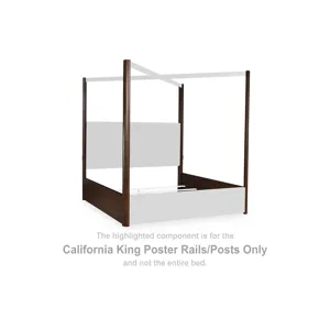 Kendamor California King Poster Rails/Posts