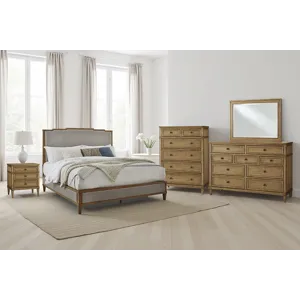 Sharlance Queen Upholstered Panel Bed