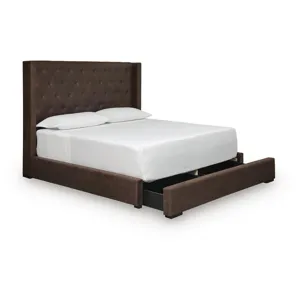 Lavernty Queen Upholstered Storage Bed