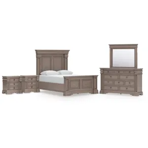Blairhurst Queen Panel Bed, Dresser, Mirror and 2 Nightstands