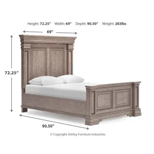 Blairhurst Queen Panel Bed, Dresser, Mirror and 2 Nightstands
