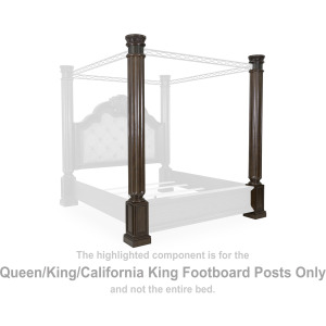 Maylee Queen/King/California King Footboard Posts