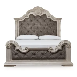 Andonhall California King Upholstered Panel Bed