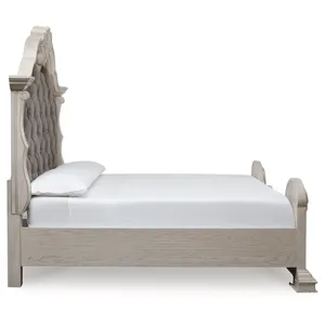 Andonhall California King Upholstered Panel Bed