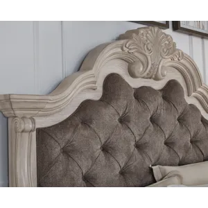 Andonhall California King Upholstered Panel Bed