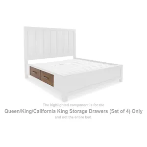 Cabalynn Queen/King/California King Storage Drawers (Set of 4)