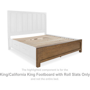 Cabalynn King/California King Footboard with Roll Slats