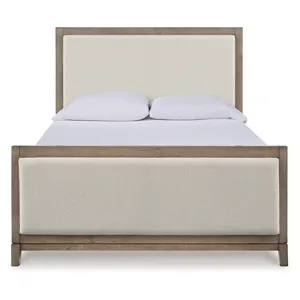 Chrestner Queen Upholstered Panel Bed