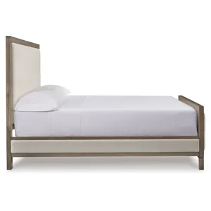 Chrestner Queen Upholstered Panel Bed