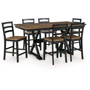 Wildenauer 7 PC Counter Height Dining Set