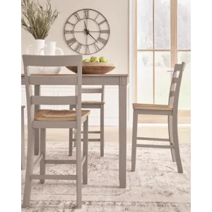 Harperfeld Counter Height Dining Table and 4 Counter Stools