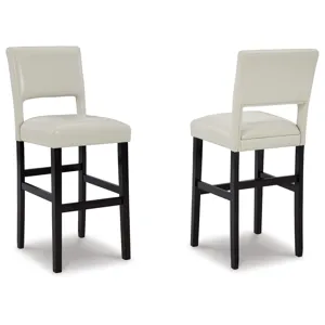 Leektree Bar Height Bar Stool (Set of 2)