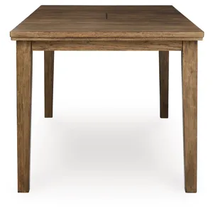 Broxtyn Counter Height Extension Dining Table and 4 Barstools