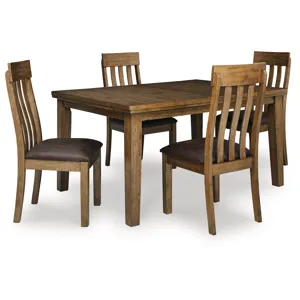 Urbinforte Extension Dining Table and 4 Chairs