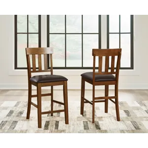 Ralene Counter Height Dining Table and 4 Barstools