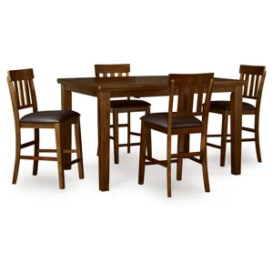 Ralene Counter Height Dining Table and 4 Barstools