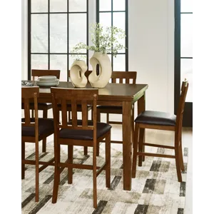 Ralene Counter Height Dining Table and 4 Barstools