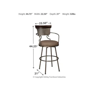 Moriann Bar Height Bar Stool