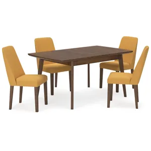 Lyncott Dining Table and 4 Chairs