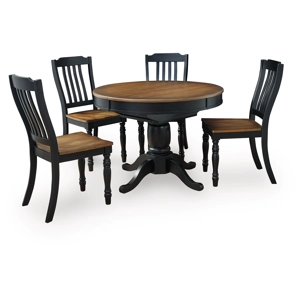 Clorazi Extension Dining Table and 4 Chairs
