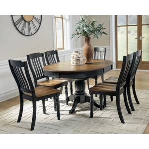 Clorazi Extension Dining Table and 6 Chairs