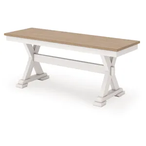 Westlinport Extension Dining Table, 4 Chairs and Bench