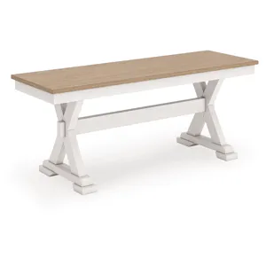 Westlinport Extension Dining Table, 4 Chairs and Bench