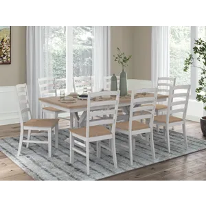 Purlaney Extension Dining Table and 8 Chairs