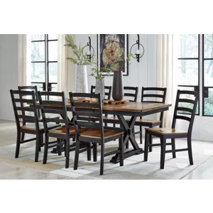 Wildenauer Dining Table and 8 Chairs