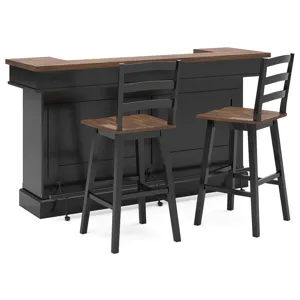 Wildenauer Bar Table and 2 Barstools