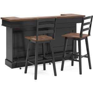 Wildenauer Bar Table and 2 Barstools