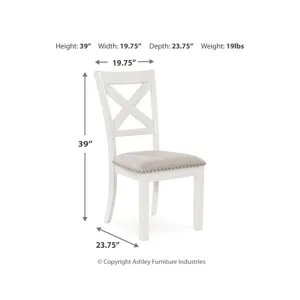 Robbinsdale Dining Table, 6 Chairs and Bench