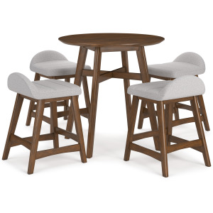 Lyncott 5 PC Counter Height Dining Set