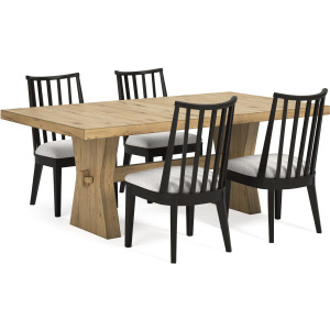 Galliden Dining Table & 4 Chairs