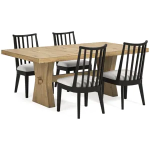 Galliden Dining Table & 4 Chairs